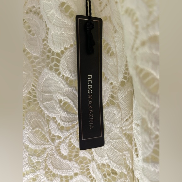 BGBG Lace Button Up Blouse - Cream/white - Picture 2 of 4